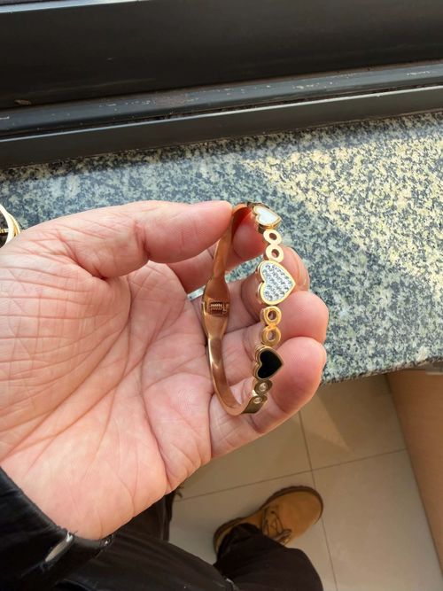 Fashion Zircon 18k Gold Plated Stainless Steel Various Styles Bracelets Random Box 12-Piece Bracelets Boxed Set