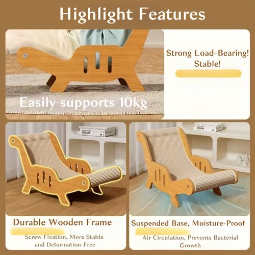 Stable and non-tipping, safe for cats to play.