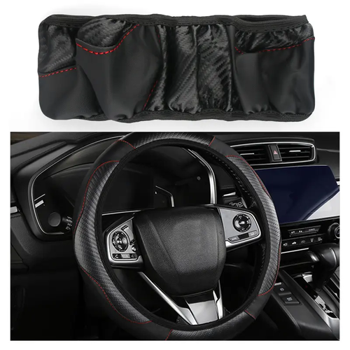 🚗Breathable Leather Car Steering Wheel Cover – Anti-Slip, Stylish & Protective（Suitable for any car model）