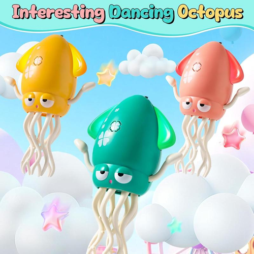 Dancing Octopus Toys, Crawling Octopus With Light And Music Toys Gifts