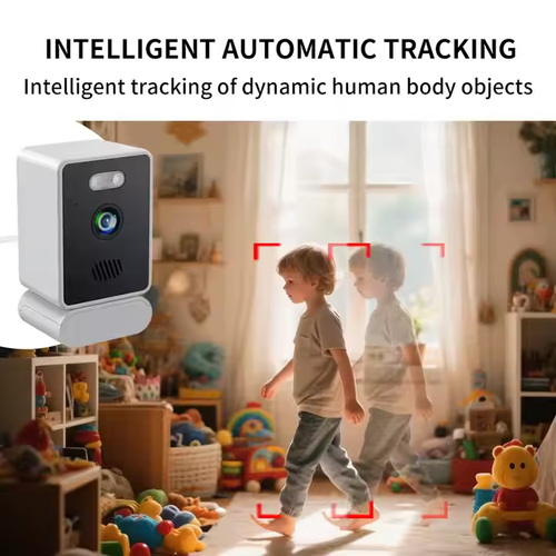 HD 3MP with Velc Ro 2.4G WiFi Starlight Night Vision Window Camera with Night Vision and Motion Alert🛡️