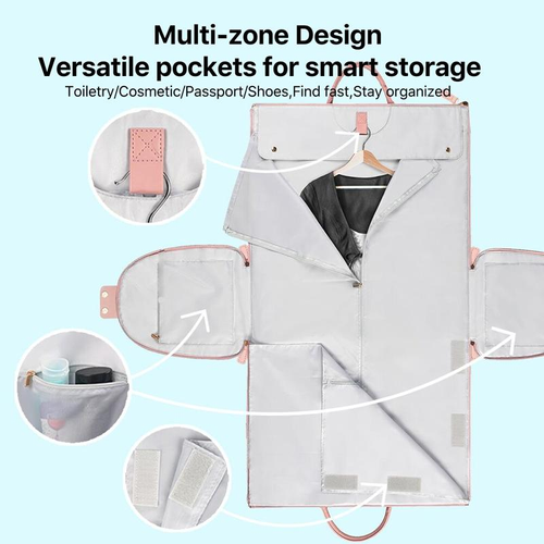 ✈️ Lefame Large Capacity All-in-One Weekend Travel Bag – Keep Clothes & Shoes Neat Anywhere in Ghana 🏝️