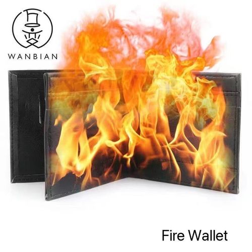 🔥The Fire Wallet (Lighter Fluid Not Included) - Holds Cash, Cards, & Photos💼