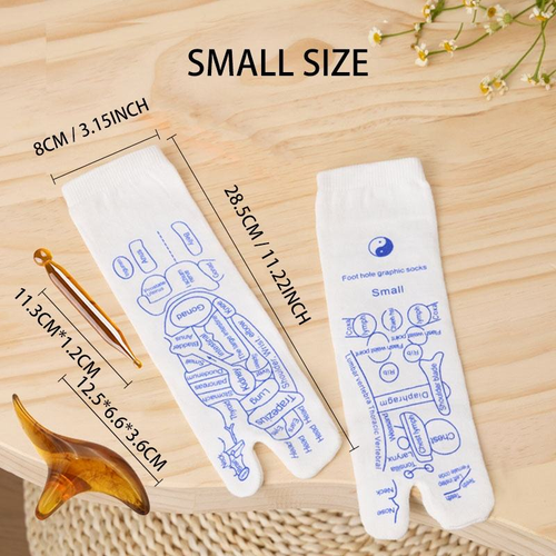 🧦Reflexology Socks with Trigger Point MassageTool, Foot Massage Therapy for Foot Pain ReliefUnisex Sizes