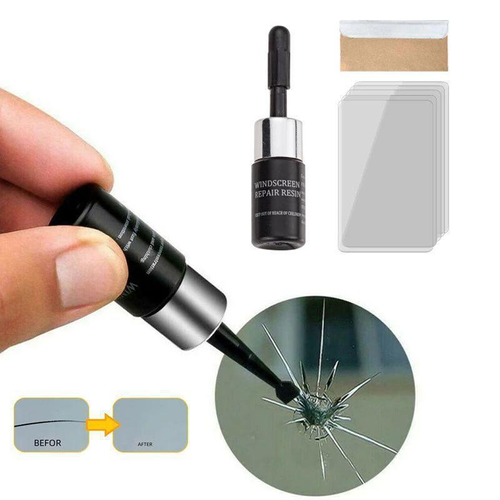 Fix Cracked Windshields in Minutes! 🚗✨ Nano Glass Repair Kit – Easy, Fast, Durable! 🔧