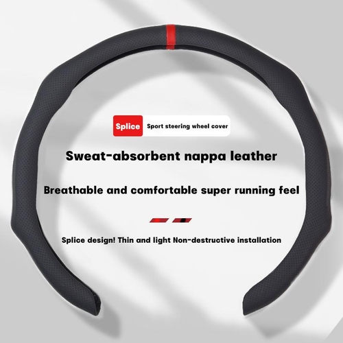 ✨🚘 Upgrade Your Ride —Napa Nappa Leather 5D Universal Steering Wheel Cover UltraBreathable