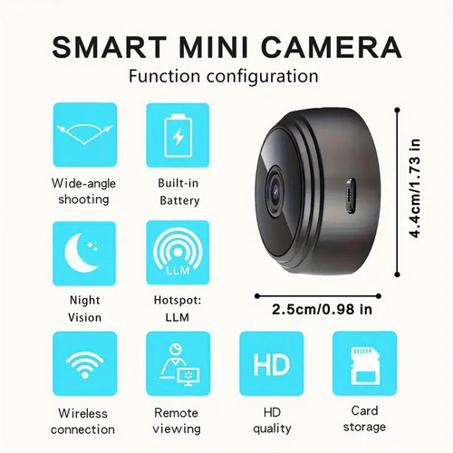 1080p Magnetic Upgrade Mini WIFI Camera Wide Angle