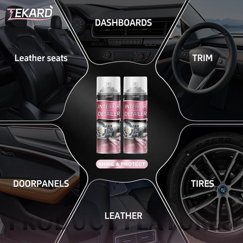 The Ultimate No-Wash Car Detailer – Polishes and Protects Vinyl, Rubber & Plastic 🚗✨ (Buy One, Get Two Free)