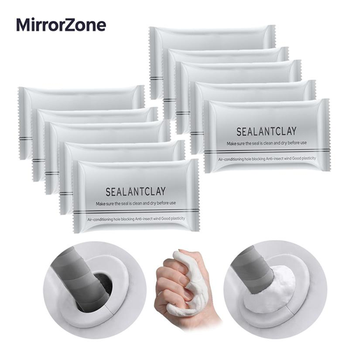 10Count Waterproof Sealant Mastic,Quick Mending Mud,Repair Wall Holes,for DrainConnection,Wall Hole,Air Conditioning Hole Waterproof Seal Putty.