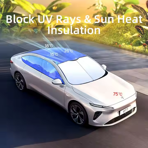 A pair of luxury retractable car sunshades (available on any model) - the ultimate wind protection for those hot summer days | Perfect for Ghanaian car owners