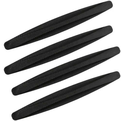 🚙 4pcs Car Collision Protection, Carbon Fiber Scratch Protection Strip—Say Goodbye to Scratches ✨