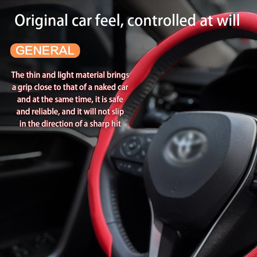 ✨🚘 Upgrade Your Ride —Napa Nappa Leather 5D Universal Steering Wheel Cover UltraBreathable
