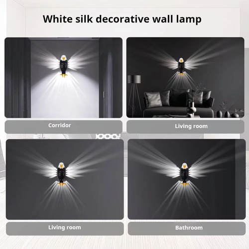 ✨Black Eagle Wall Lamp | Modern LED Wall Decor | Mood Light for Parties and Holidays