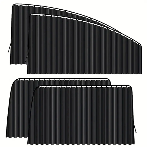 4-Pack Car Sun Visor Window Privacy Magnetic Sunshade Windshield Sunshade Protection Heat Insulation Side Visor (Suitable for Any Car Model)🚗