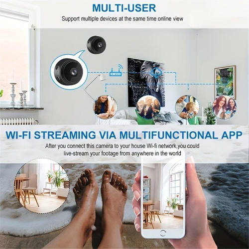 1080p Magnetic Upgrade Mini WIFI Camera Wide Angle
