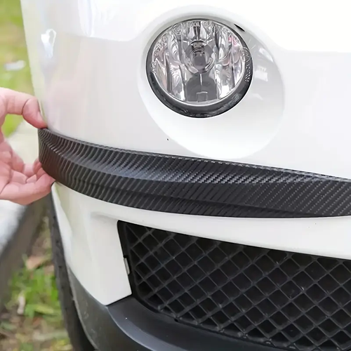 🚙 4pcs Car Collision Protection, Carbon Fiber Scratch Protection Strip—Say Goodbye to Scratches ✨
