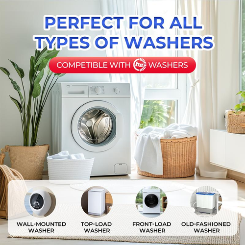6 PCS Seaways Washing Machine Cleaner -125g large capacity, powerful odor Eliminator, for all types of washing machine