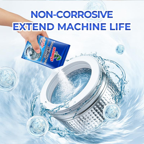 6 PCS Seaways Washing Machine Cleaner -125g large capacity, powerful odor Eliminator, for all types of washing machine