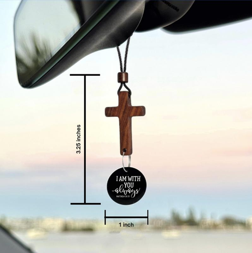 🚘 Smart Cross Pendant with NFC – Protection + Style✝️