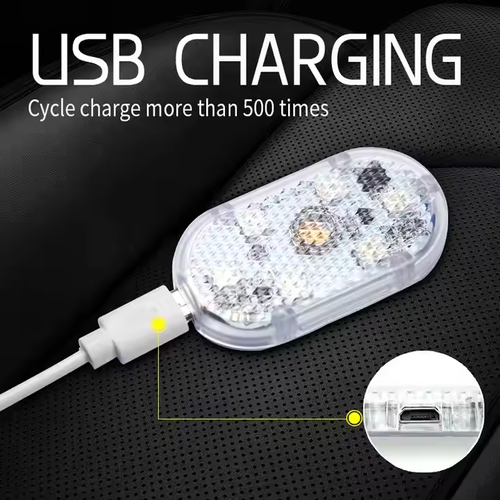 Car colorful charging touch light (pack of four)