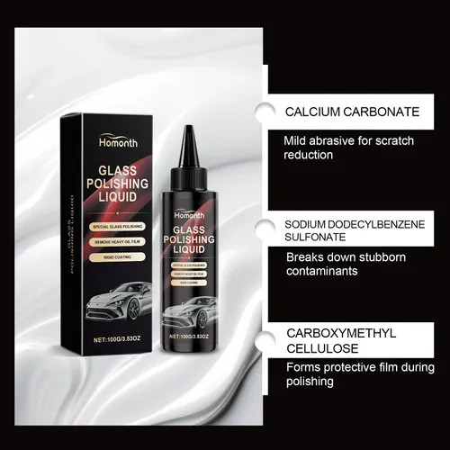 （Buy one get one free）HOMONTH Auto Window Glass Water Damage Cleaning Clear Vision Anti-fog Maintenance Auto Glass Cleaner 320 sales