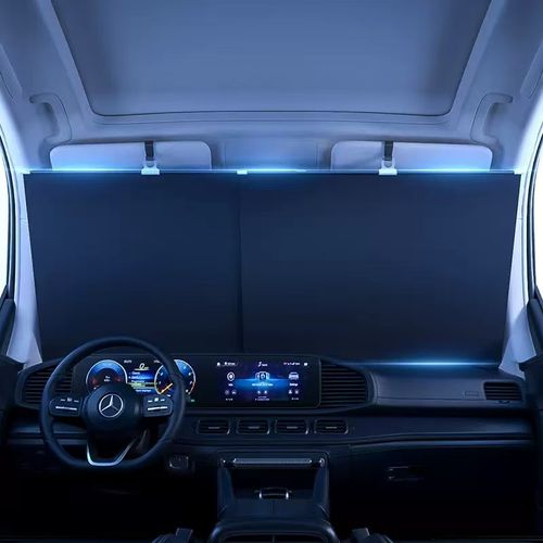A pair of luxury retractable car sunshades (available on any model) - the ultimate wind protection for those hot summer days | Perfect for Ghanaian car owners