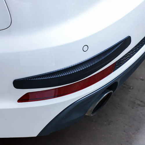 🚙 4pcs Car Collision Protection, Carbon Fiber Scratch Protection Strip—Say Goodbye to Scratches ✨