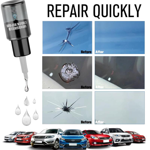 Fix Cracked Windshields in Minutes! 🚗✨ Nano Glass Repair Kit – Easy, Fast, Durable! 🔧