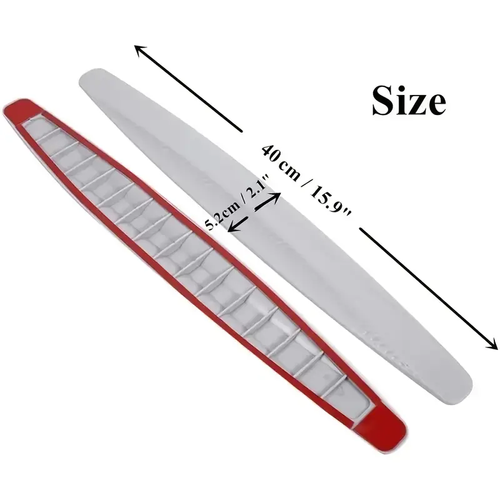 🚙 4pcs Car Collision Protection, Carbon Fiber Scratch Protection Strip—Say Goodbye to Scratches ✨