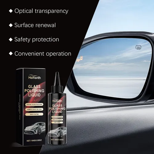 （Buy one get one free）HOMONTH Auto Window Glass Water Damage Cleaning Clear Vision Anti-fog Maintenance Auto Glass Cleaner 320 sales
