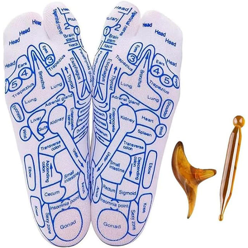 🧦Reflexology Socks with Trigger Point MassageTool, Foot Massage Therapy for Foot Pain ReliefUnisex Sizes