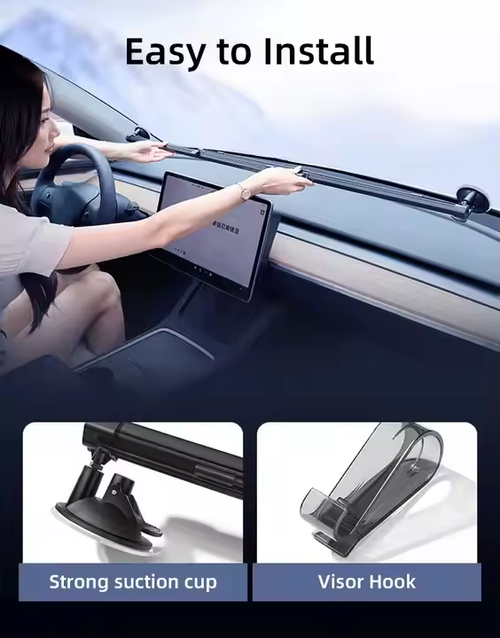 A pair of luxury retractable car sunshades (available on any model) - the ultimate wind protection for those hot summer days | Perfect for Ghanaian car owners
