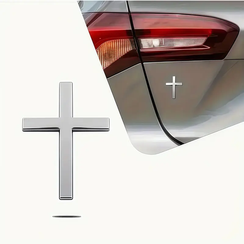 🚗✝️Christian Cross Sticker, Car Exterior Decorative(Buy one get one free, applicable to all models）