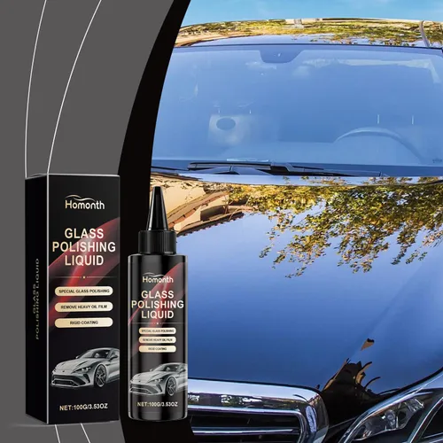 （Buy one get one free）HOMONTH Auto Window Glass Water Damage Cleaning Clear Vision Anti-fog Maintenance Auto Glass Cleaner 320 sales