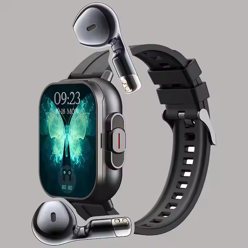 Introducing the Ultimate Wearable Fusion: Smartwatch & Earbuds in One!
