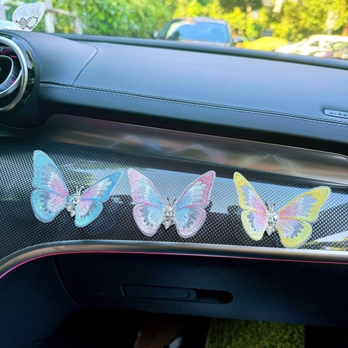 (4pcs buy one get three free)Magical Moving Butterfly Car Decorations+Home decor – Make Your Ride Beautiful 🦋✨