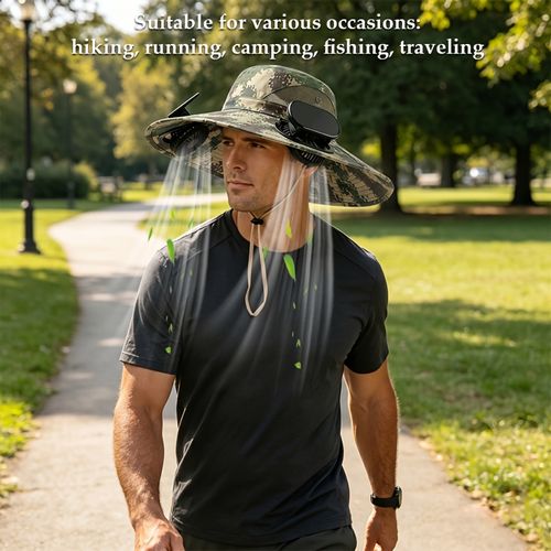 Solar-Powered Fan Hat