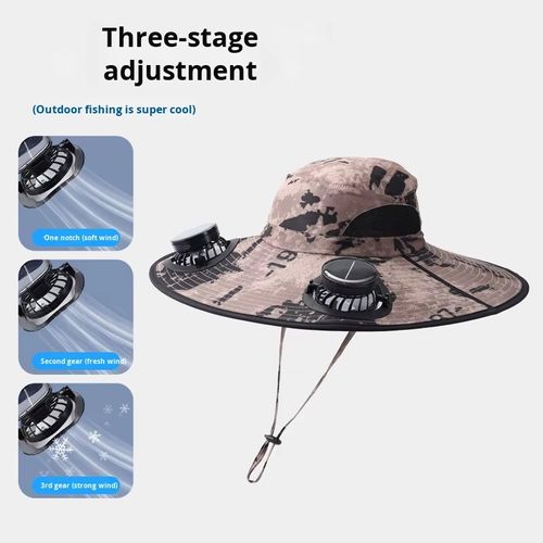 Solar-Powered Fan Hat