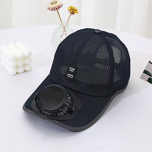 Adult Solar-Powered Fan Hat, Lightweight Mesh Sun Protection Hat, Shielding Outdoor Cooling Cap for Both Men And Women