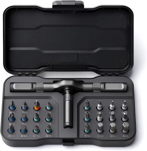 2026 Hot 24 in 1 Magnetic Screwdriver Set,Ratchet Mini Removable Self Assembly Precision Screwdriver DIY Precision Tool Kit