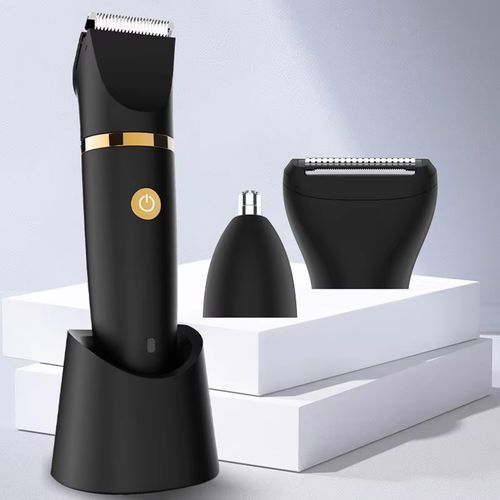 New Cordless Electric Shaver for Men Waterproof 3 in 1 Trimmer Nose Hair USB Shaver Hair Trimmer
