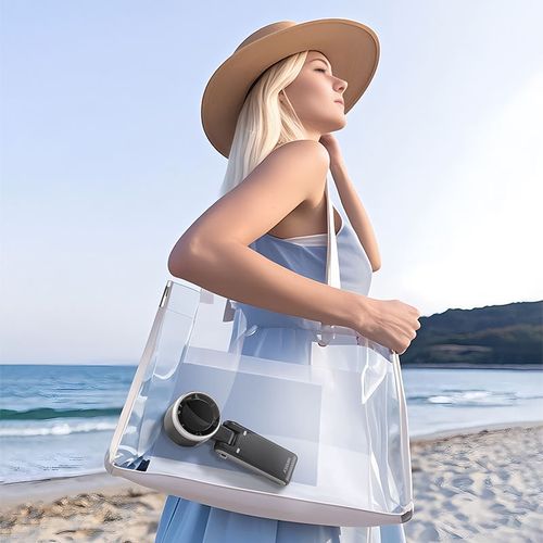 Multi-Function Mini Foldable Turbo Fan - 5 Gear Turbo Wind 180° Foldable Type C 3600mAh Battery LED Indicator