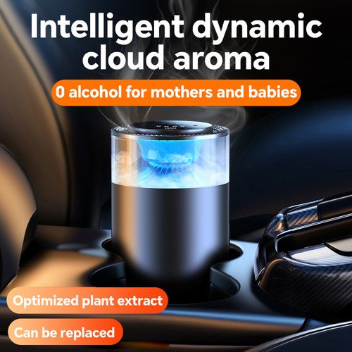 2025 Portable Intelligent Automatic Solid Aroma Perfume Gel Cloud Machine Car Aromatherapy Fragrance Oil Diffuser Air Freshener