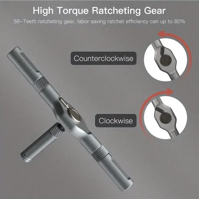 DIY Screwdriver 24 In 1 Compact And Portable Ratchet Screwdriver