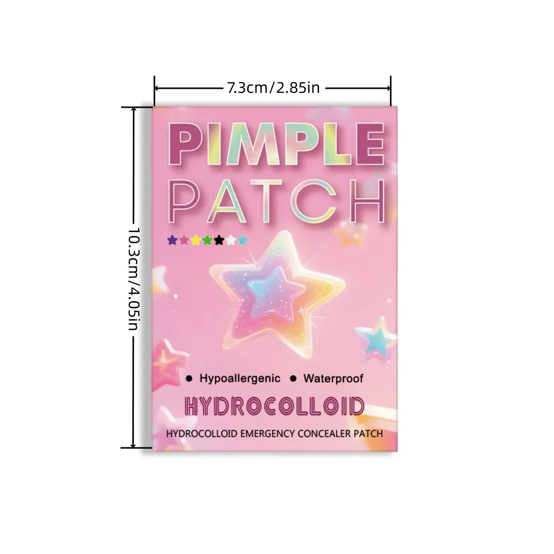 280pcs Hydrocolloid Emergency Concealer Patches Waterproof Hypoallergenic Invisible Face Moles Anti-acne Macaron Color