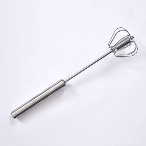 Wholesale 12 Inch Stainless Steel Manual Egg Beater Eco-Friendly Metal Egg Whisk Tool Home Kitchen Use Manual Egg Beater