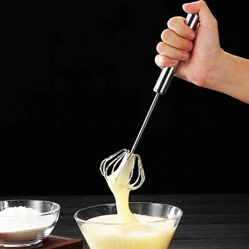 Wholesale 12 Inch Stainless Steel Manual Egg Beater Eco-Friendly Metal Egg Whisk Tool Home Kitchen Use Manual Egg Beater