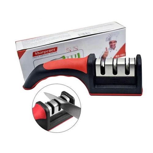 Myrva Knife Sharpener Coarse Grit Stainless Steel Manual Sharpening Tool For Metal Knives Hand Wash Only