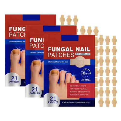 21 Countbag Nail Health Care Patches,Toenail Fungus Treatment Extra Strength,Nighttime Nail Repair for Damaged,Fungal Nail Patches,Discolored Nails,Nail Health Care Patches,Suitable for Solving Fungal Nails and Other Nail Problems.