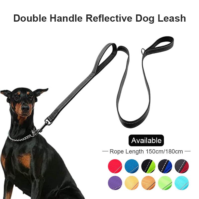 Padded Double Handle Dog Leash